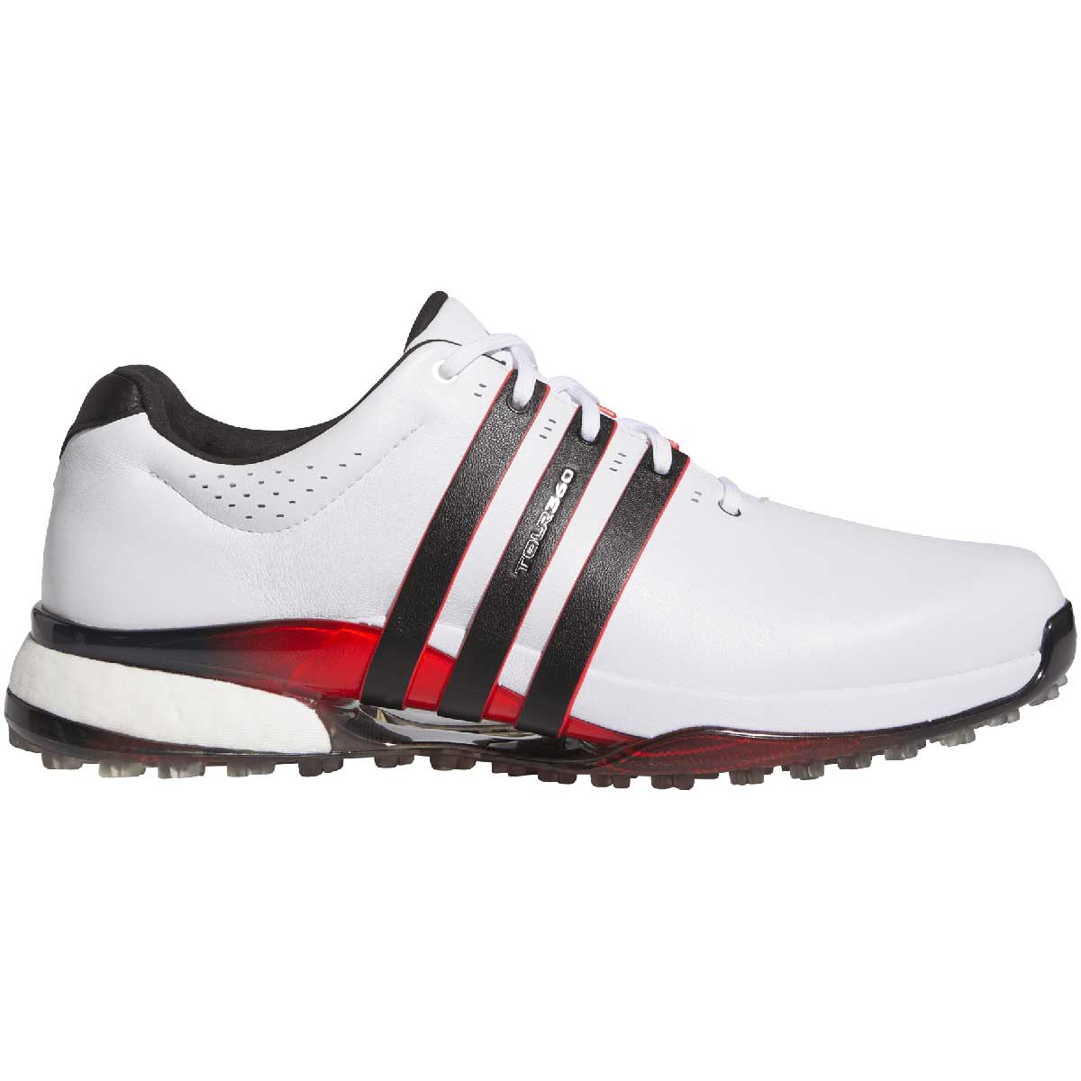 Adidas Tour360 25 SL Golf Shoes White/Black/Lucid Red – Golf Discount