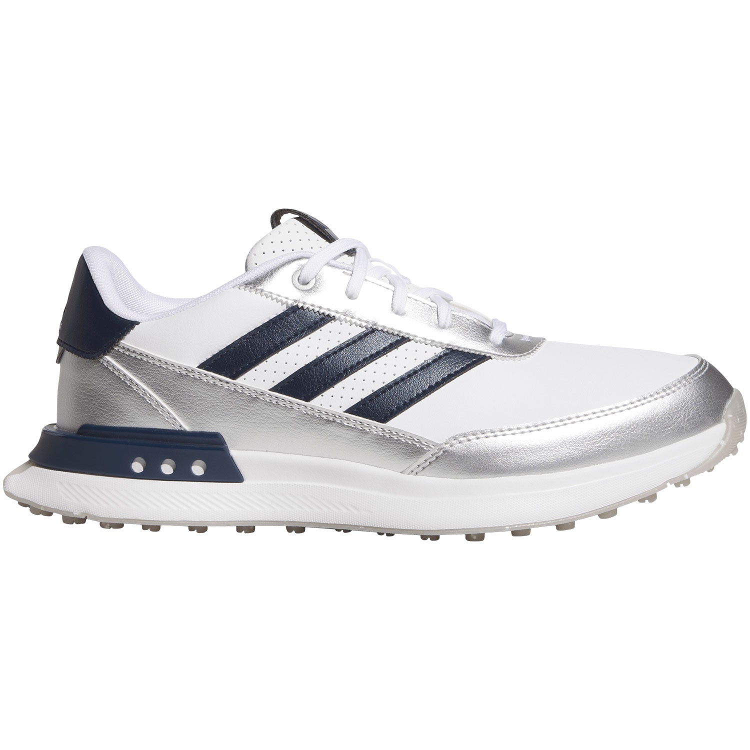 adidas gazelle silver green womens adidas Women's S2G Spikeless Leather 25 Golf Shoes White/Night Indigo/Grey Two