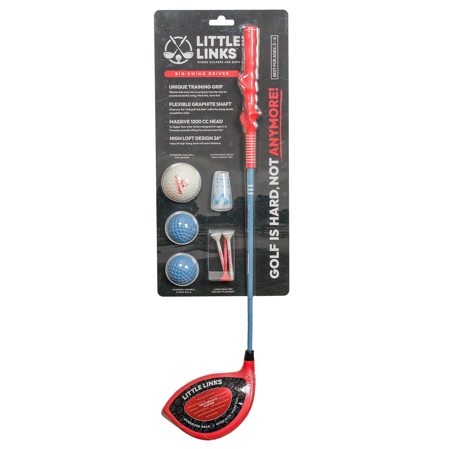 golf gear for cheap Little Links Kids Big Swing Golf Driver Set