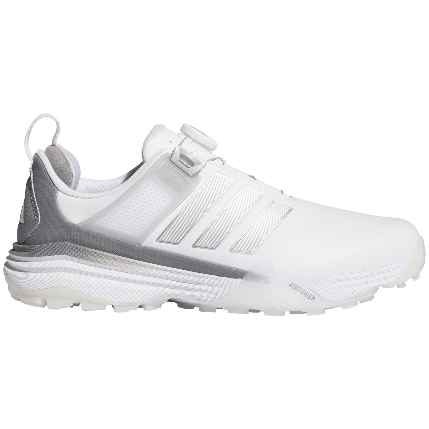 Adidas Adipower 26 SL BOA Golf Shoes White/Silver/Grey Two – Golf