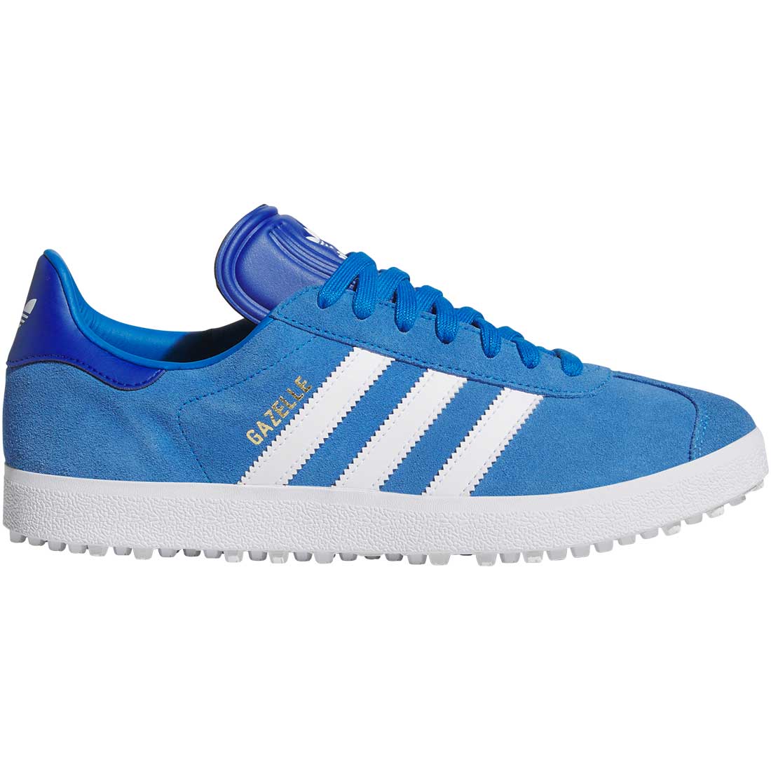 Adidas Gazelle Spikeless Golf Shoes Bluebird/White – Golf Discount
