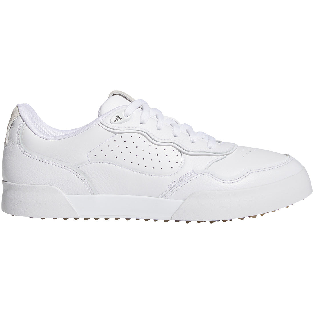 Adidas Retrocross 25 Golf Shoes White/Grey Six/Gum – Golf Discount