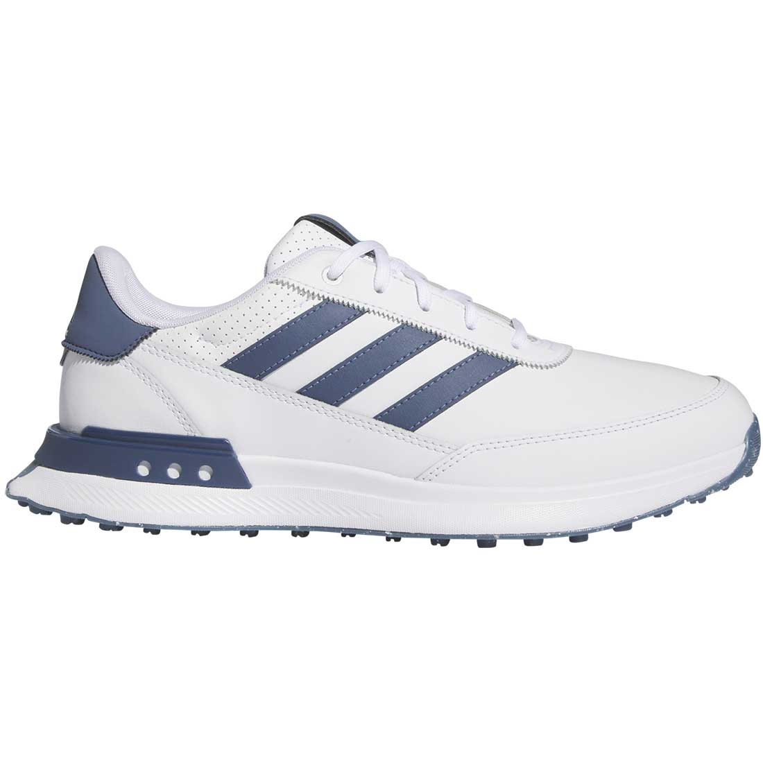 送料無料 新品 adidas GOLF S2G SL 23 24.5 Adidas S2G Spikeless Leather 24 Golf Shoes White/Collegiate Navy
