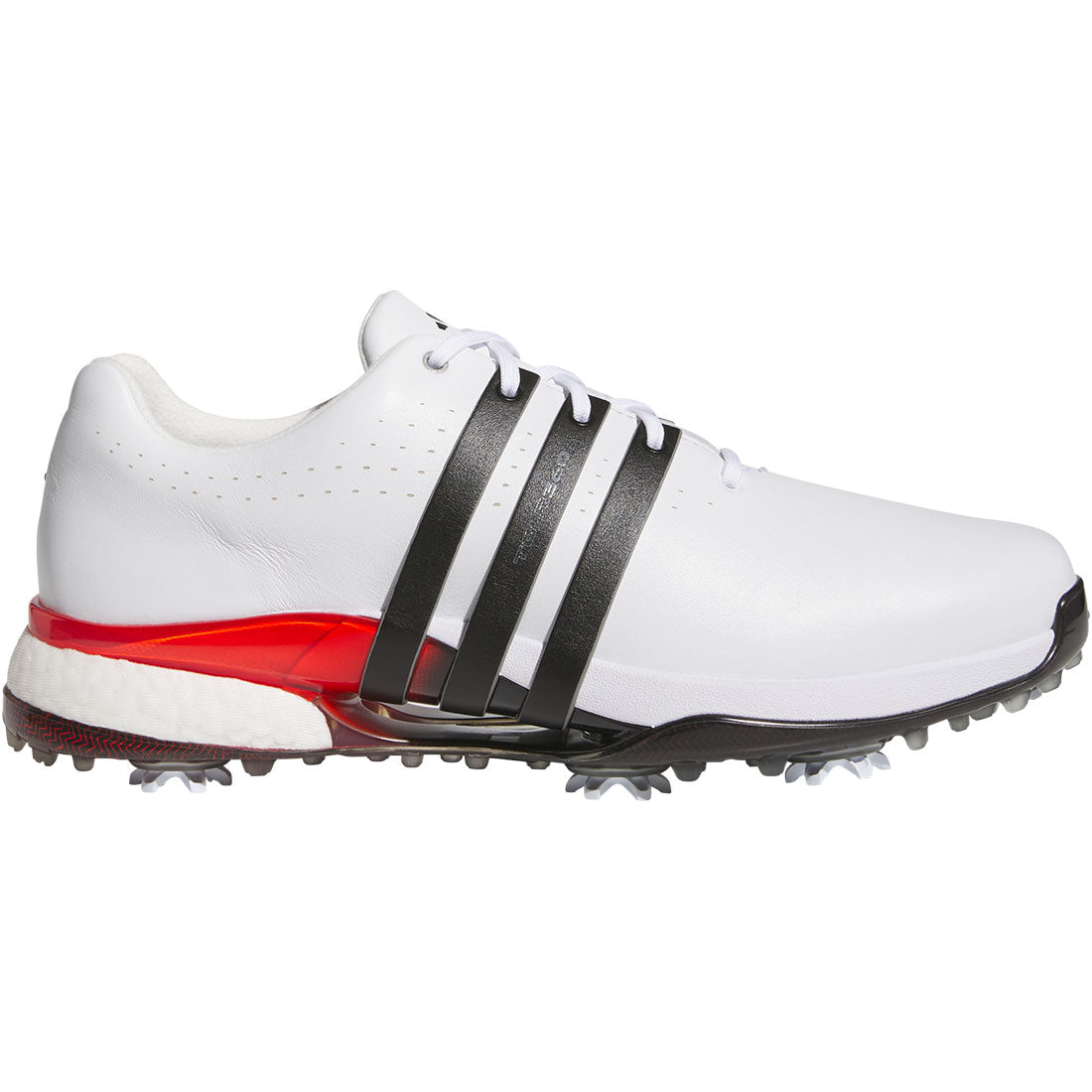Adidas Tour360 24 Golf Shoes White/Black/Lucid Red – Golf Discount