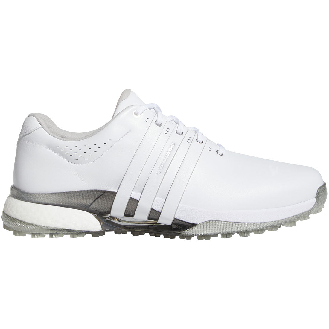 Adidas Tour360 25 SL Golf Shoes White/White/Silver – Golf Discount