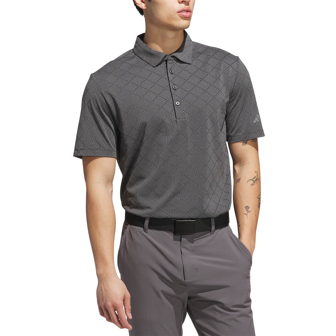 Adidas Ultimate365 Hounds Jacquard Golf Polo | Golf Discount