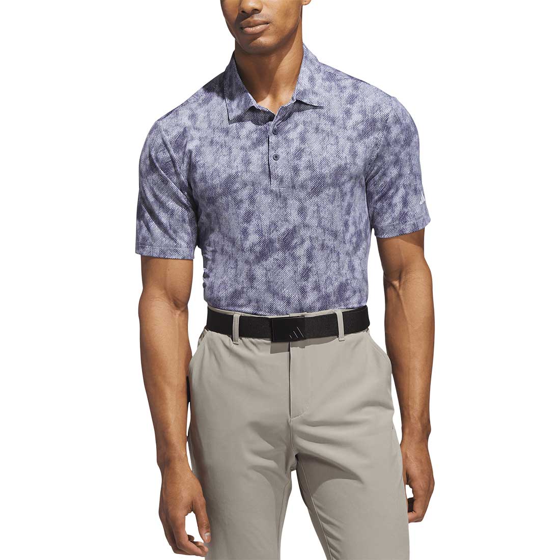 Adidas Ultimate365 Textured Print Golf Polo – Golf Discount