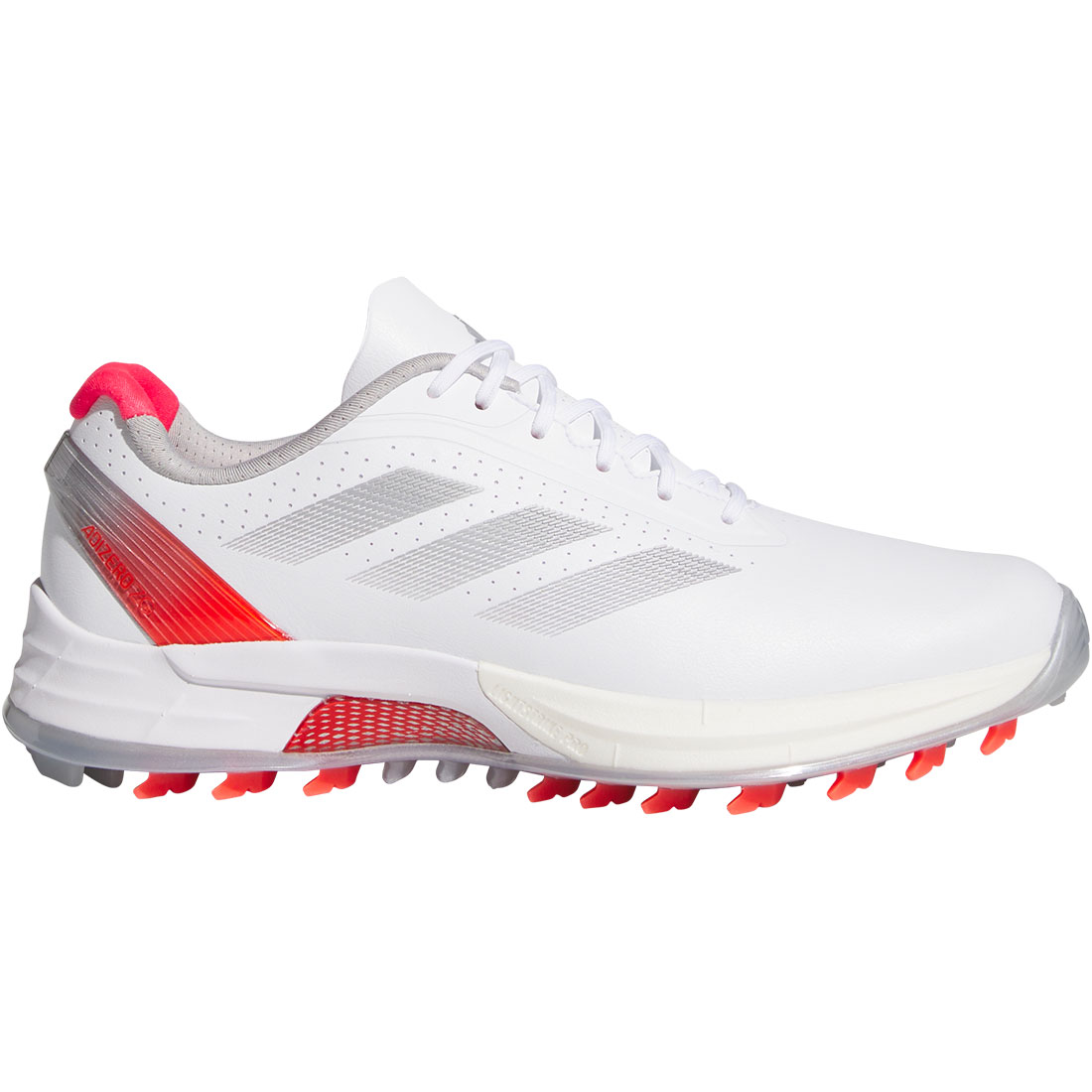 Adidas Women's Adizero ZG Golf Shoes White/Silver/Lucid Red – Golf