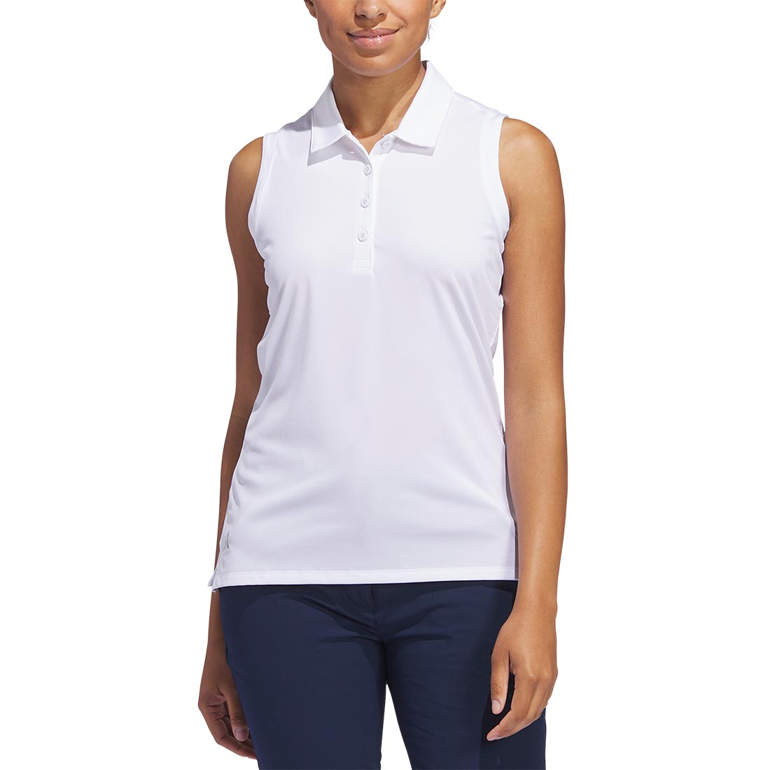 (取寄) アディダス ゴルフ レディース アルティメット365 ソリッド スリーブレス ゴルフ ポロ シャツ adidas Golf women Ultimate365 Solid Sleeveless Golf Polo Shirt Collegiate Navy 1 Adidas Women's Ultimate365 Solid Sleeveless Polo – Golf Discount