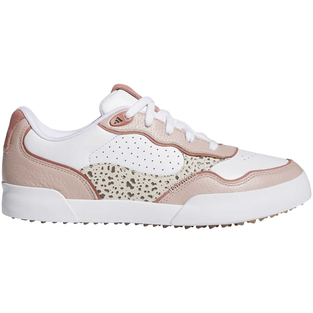 Adidas Women's Retrocross 25 Golf Shoes White/Wonder Taupe/Warm