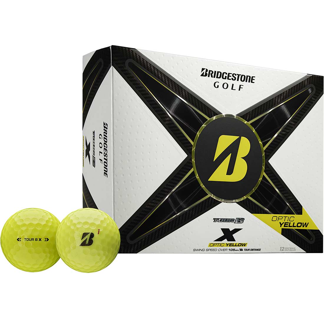 Bridgestone 2024 Tour B X Yellow Golf Balls – Golf Discount