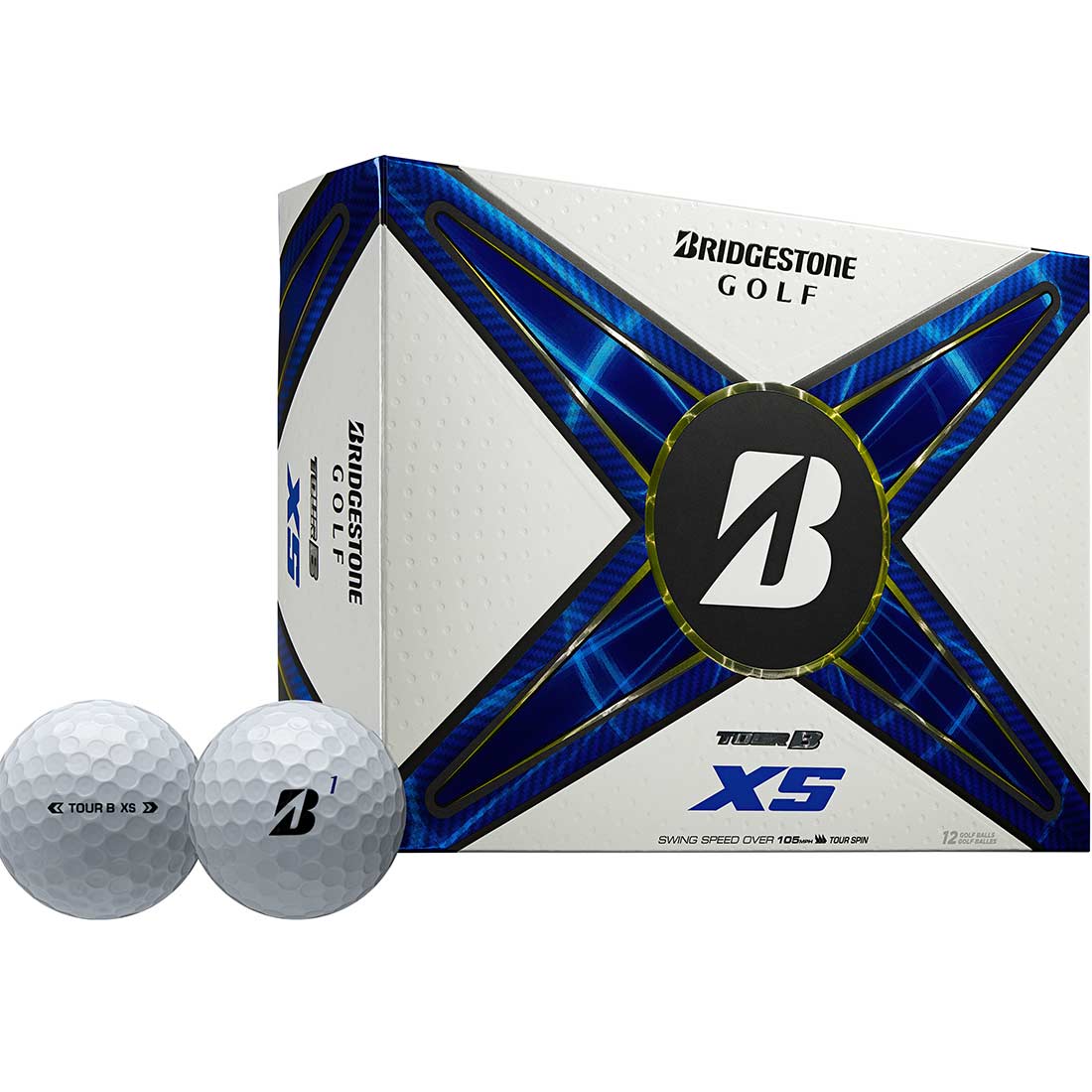 Bridgestone 2024 Tour B XS White Golf Balls