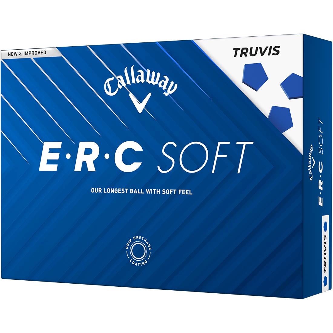 Callaway E.R.C. Soft Truvis ゴルフボール 45球 Callaway ERC Soft Truvis White/Blue Golf Balls – Golf Discount