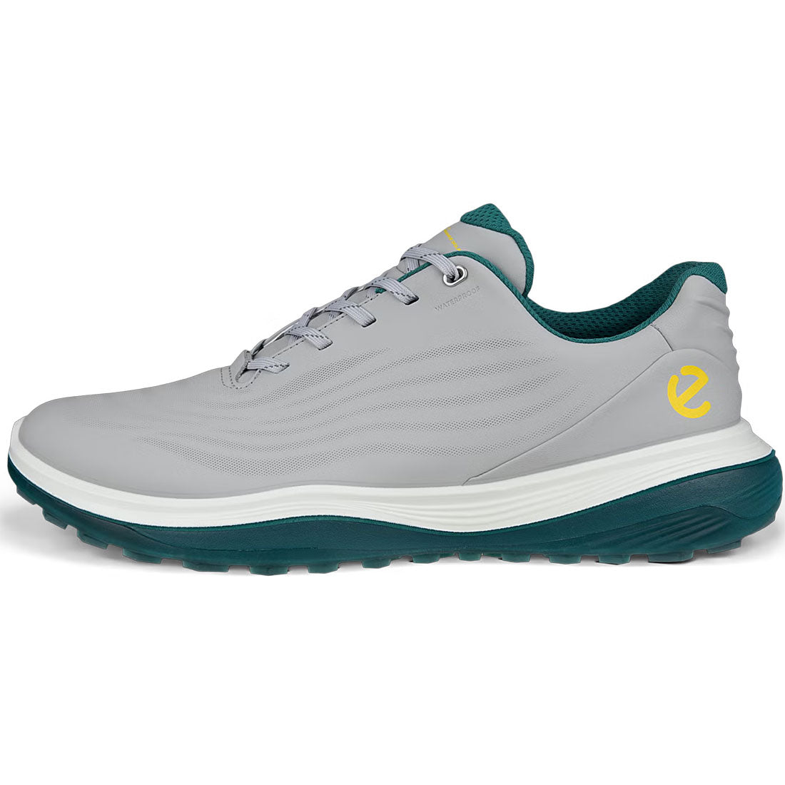 Ecco Lt1 Leather Golf Shoes Grey/Green – Golf Discount