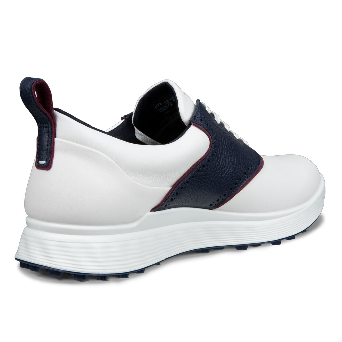 Ecco S-Casual Saddle Golf Shoes White/Navy
