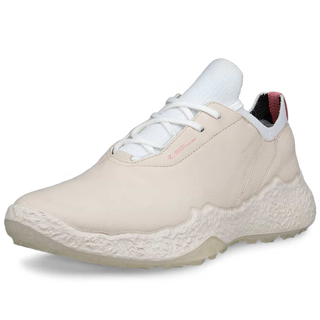 Ecco Women's Biom H5 Leather Golf Shoes Beige/White