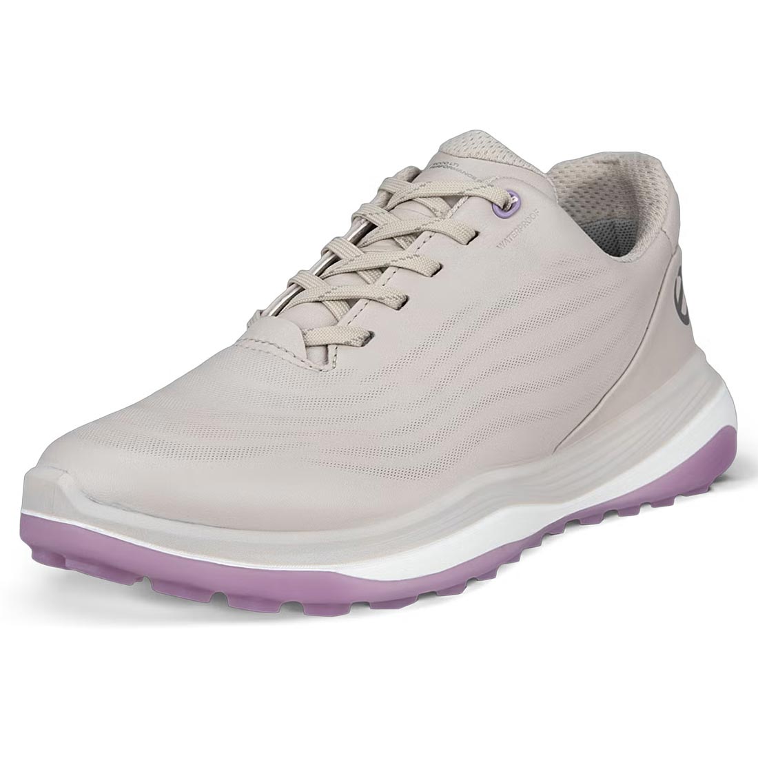 Ecco Women's Lt1 Hybrid Leather Golf Shoes Grey/Lilac