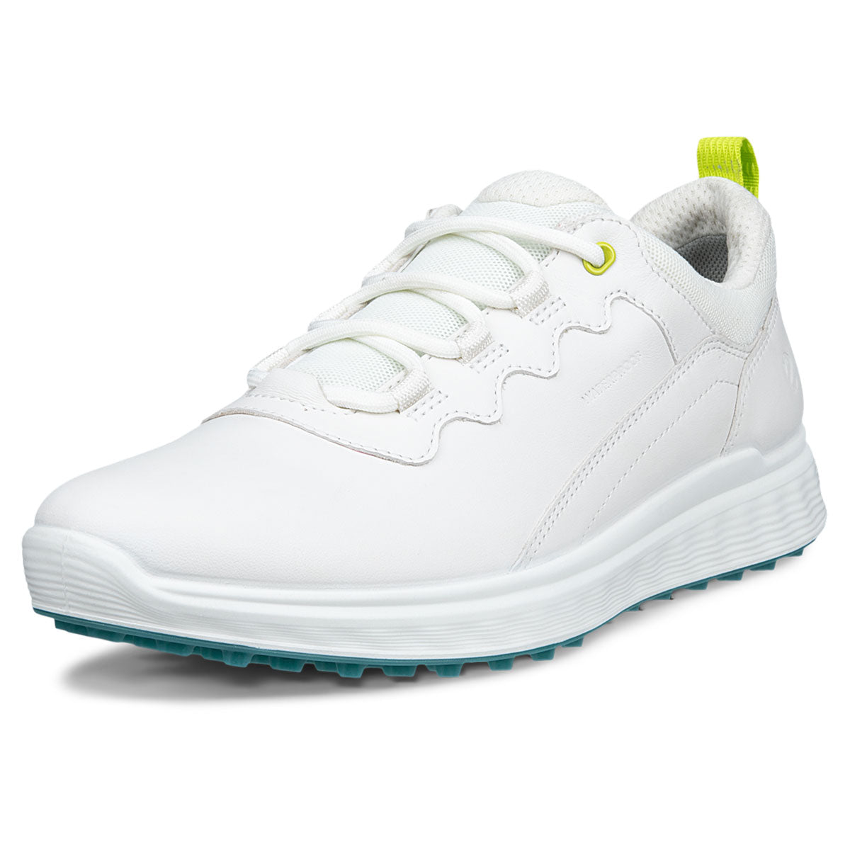 Ecco Women's S Casual Sport Golf Shoes White/Lime Punch