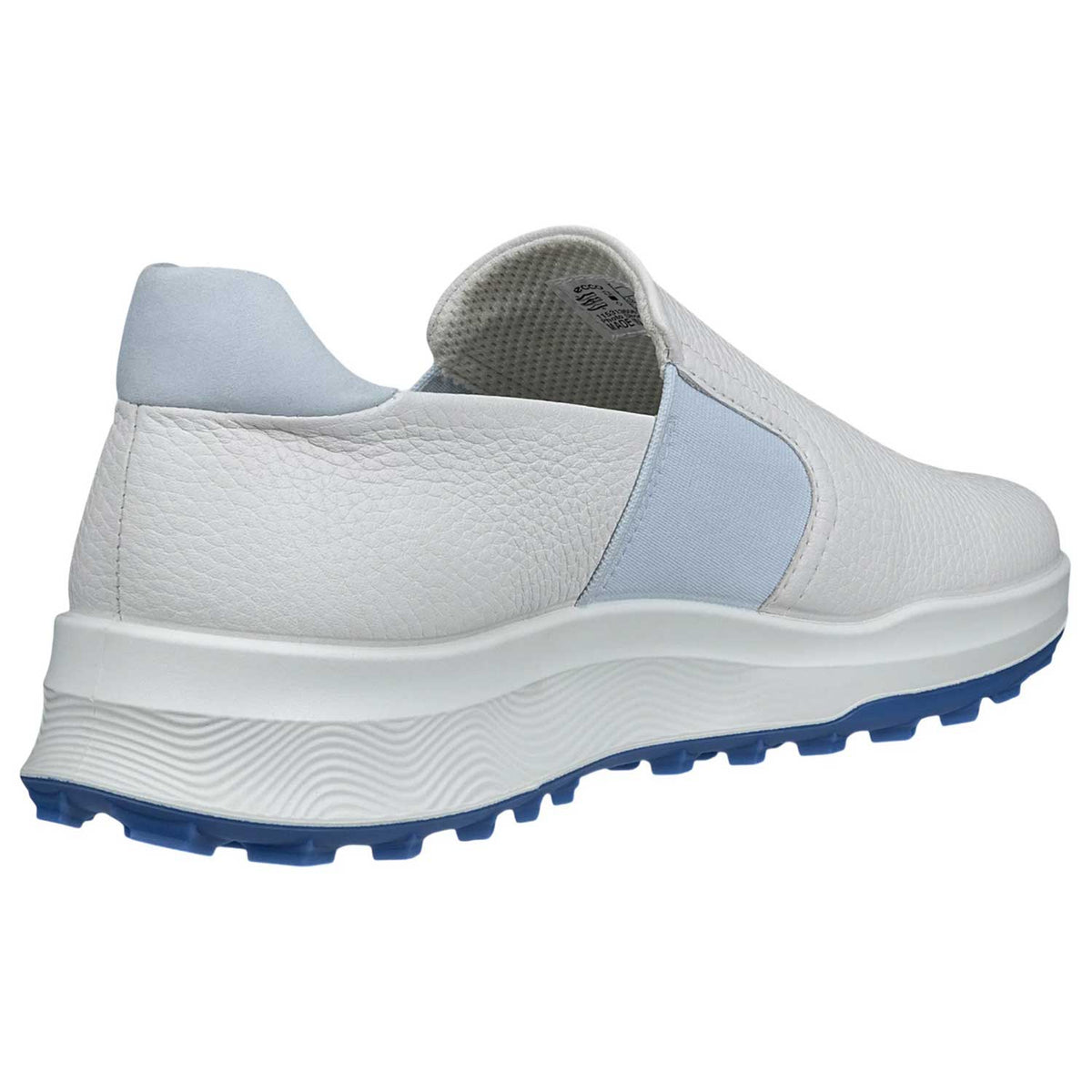Ecco Women's Street Vibe Slip-on Golf Shoes White/Blue