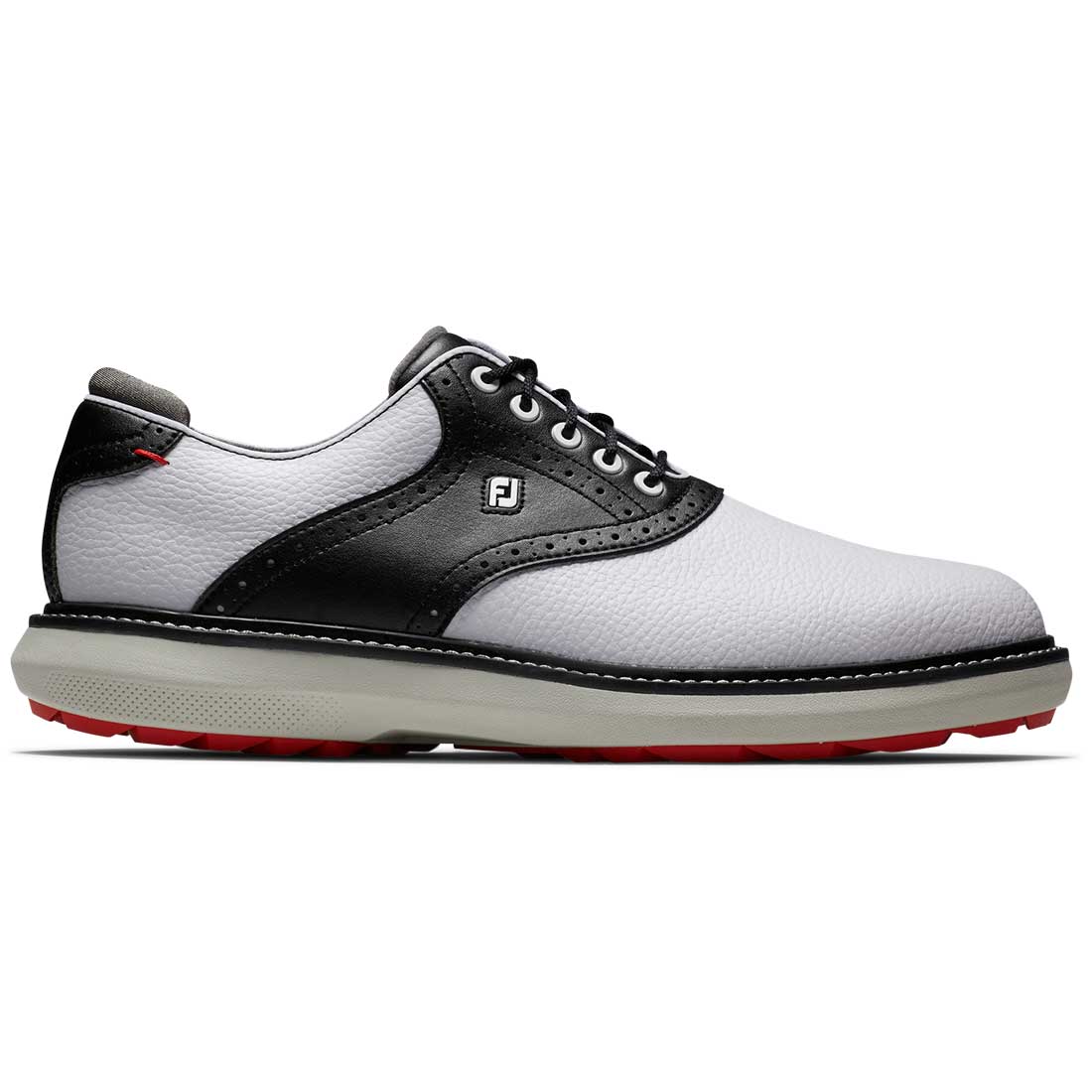 FootJoy Traditions SL Golf Shoes White/Black – Golf Discount