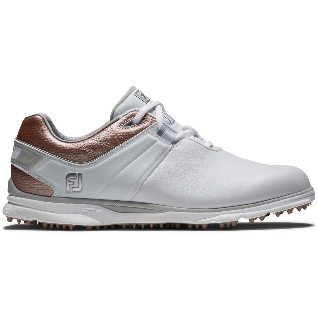 FootJoy Women's Pro SL Golf Shoes White/Rose Gold – Golf Discount