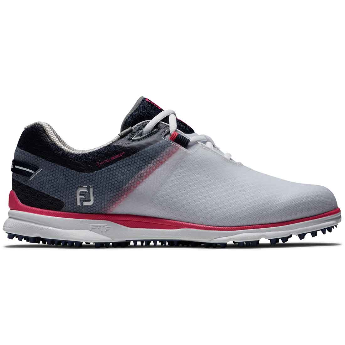 FootJoy Women's Pro SL Sport Golf Shoes White/Navy/Pink – Golf
