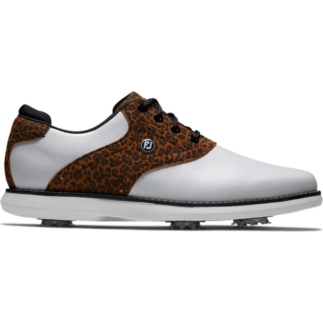 FootJoy Women's Traditions Saddle Golf Shoes Leopard – Golf Discount