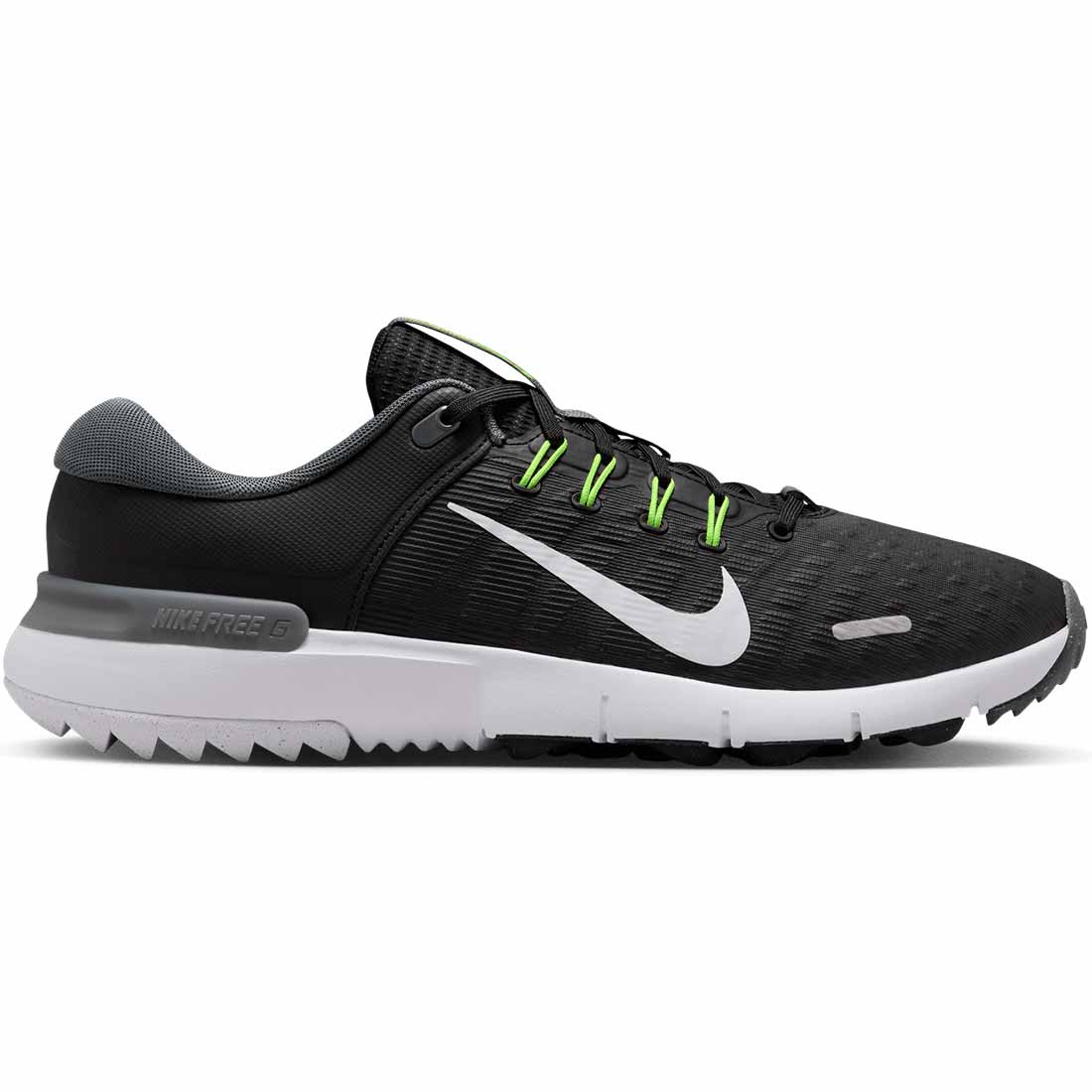 Nike Free Golf NN Golf Shoes Black/White/Iron Grey – Golf Discount