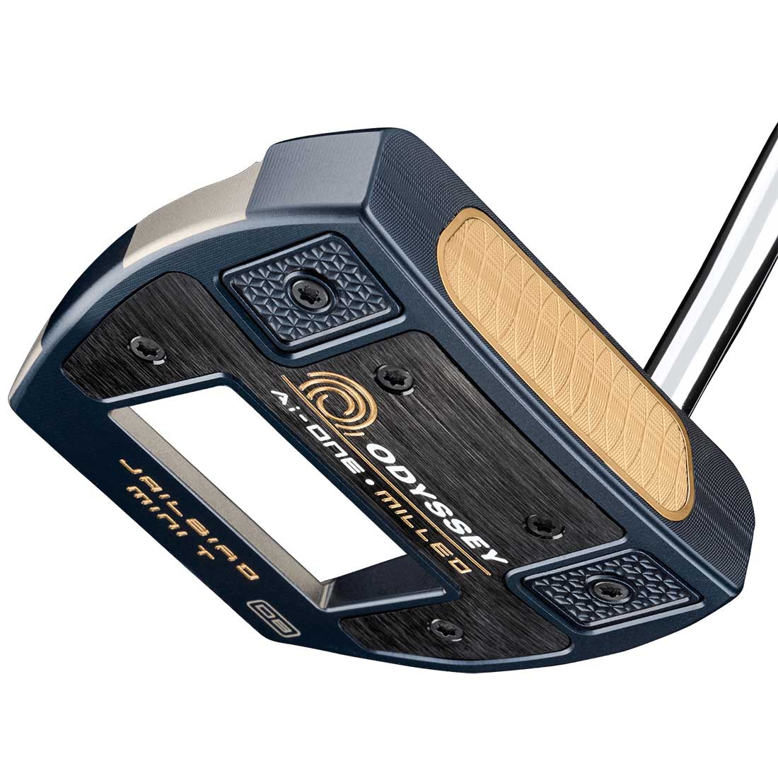 クラブ Odyssey Ai-ONE MILLED JAILBIRD MINI T Odyssey Ai-ONE Milled Jailbird Mini T DB Putter – Golf Discount