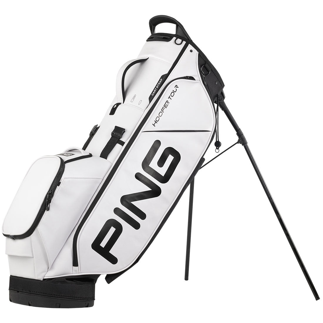 PING HOOFER TOUR スタンド式キャディバッグ ホワイト×ブラック Ping Hoofer Tour Stand Bag – Golf Discount