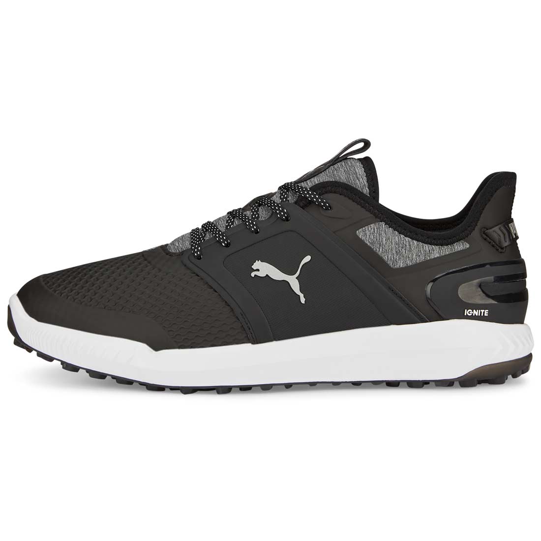 Puma Ignite Elevate Golf Shoes Black/Silver – Golf Discount