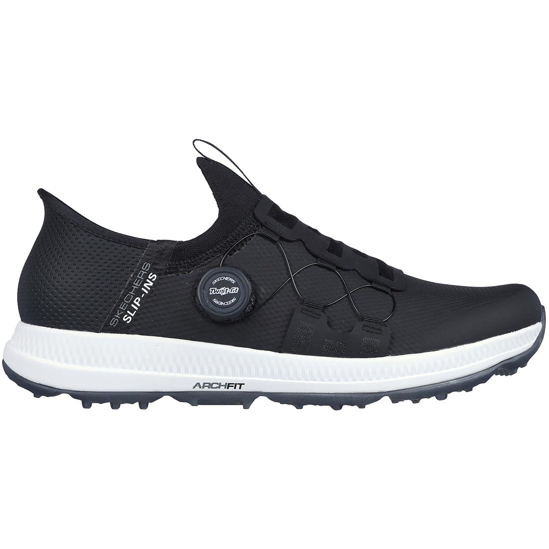 SKECHERS GO GOLF ELITE 5 SLIP’IN ゴルフシューズ Skechers GO GOLF Elite 5 Slip 'In Golf Shoes Black/White – Golf