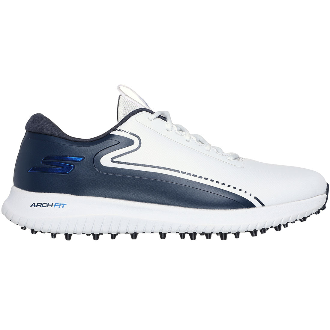 Skechers GO GOLF Max 3 Golf Shoes White/Navy – Golf Discount