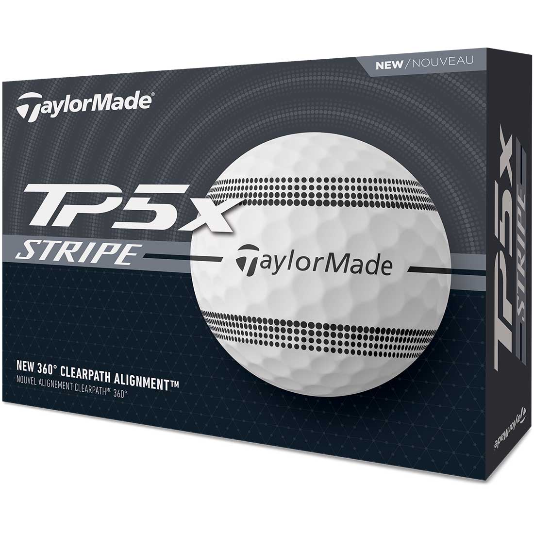 TaylorMade TP5x Stripe White Golf Balls – Golf Discount