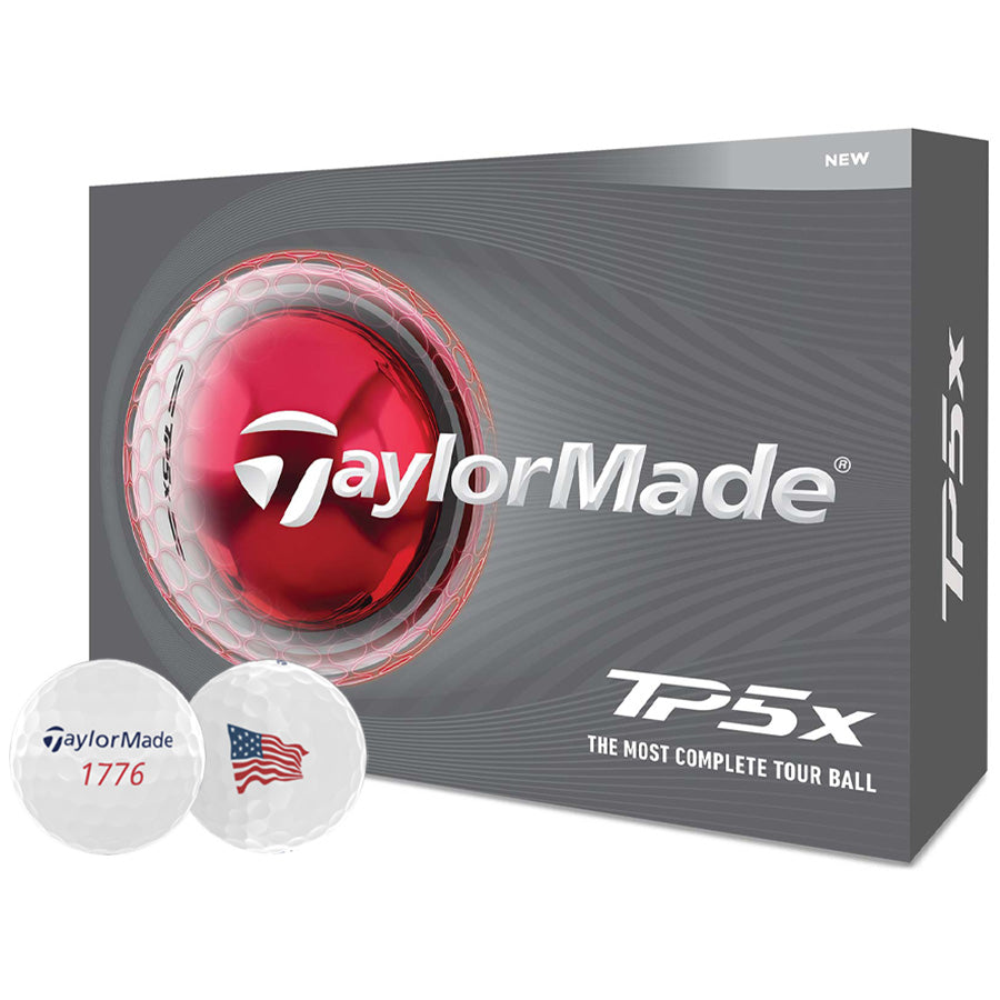 TaylorMade メッシュポーチ 巾着袋 TP5x ゴルフボール 12球 TaylorMade TP5x 1776 USA Flag Golf Balls – Golf Discount