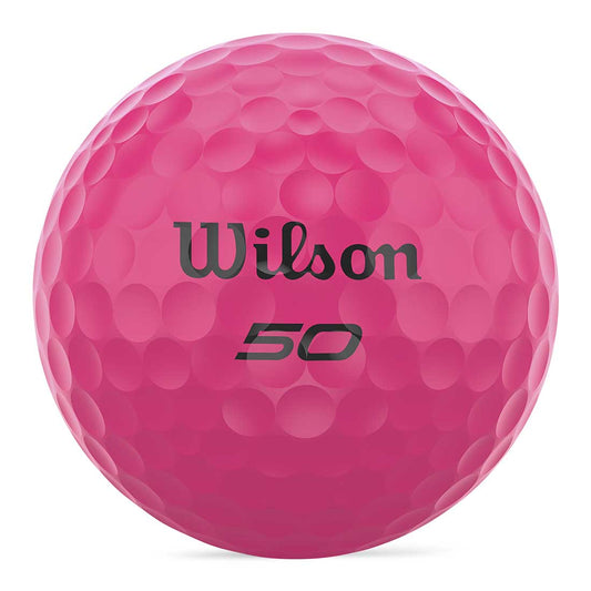 Wilson 50 Elite Pink Golf Balls