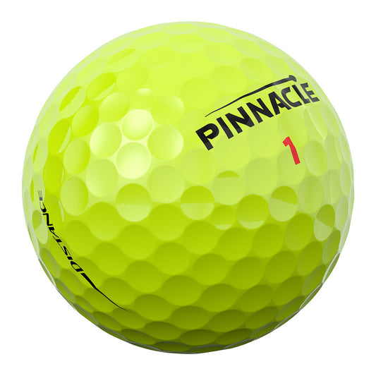 Pinnacle Distance Yellow 15-Pack Personalized Golf Balls