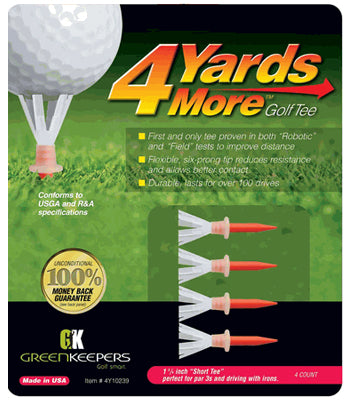 Green Keepers 4 Yards More Golf Tee