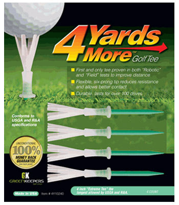 Green Keepers 4 Yards More Golf Tee