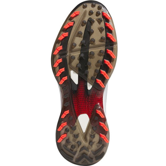 Adidas Adizero ZG Golf Shoes White/Lucid Red/Black