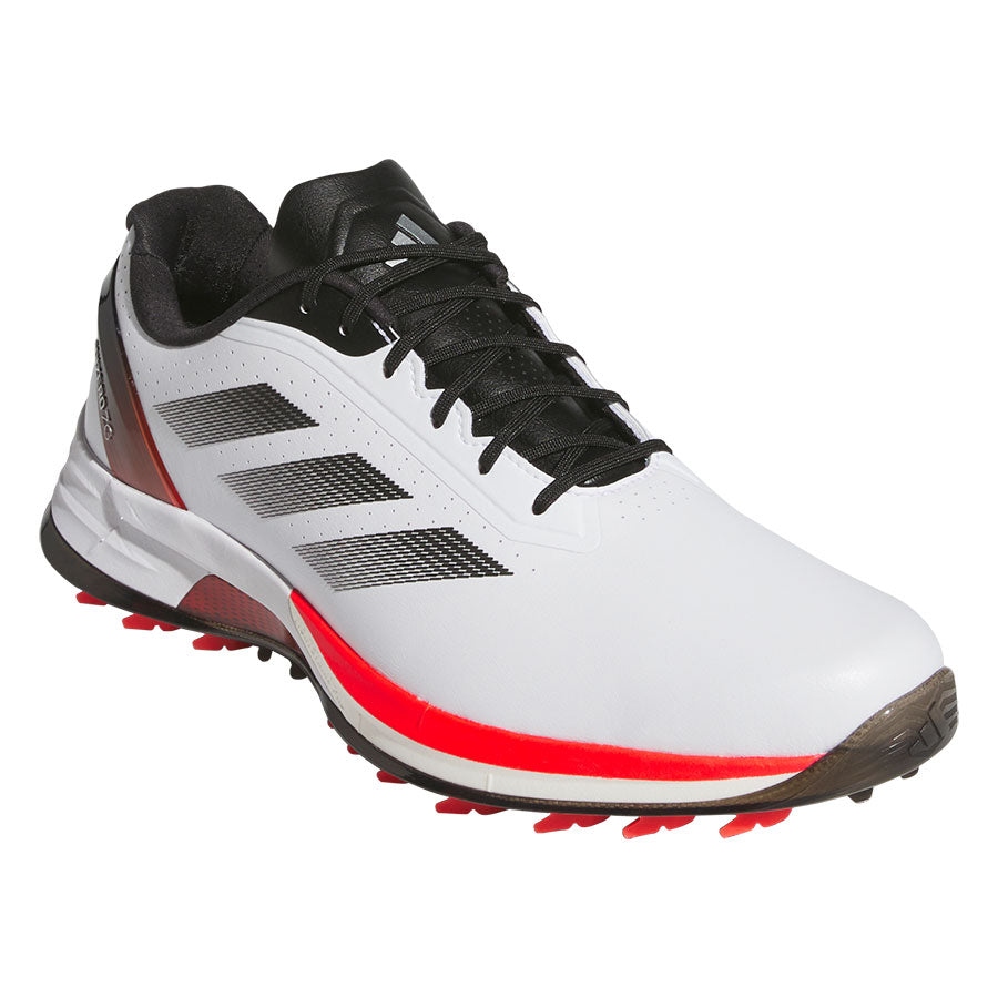 Adidas Adizero ZG Golf Shoes White/Lucid Red/Black