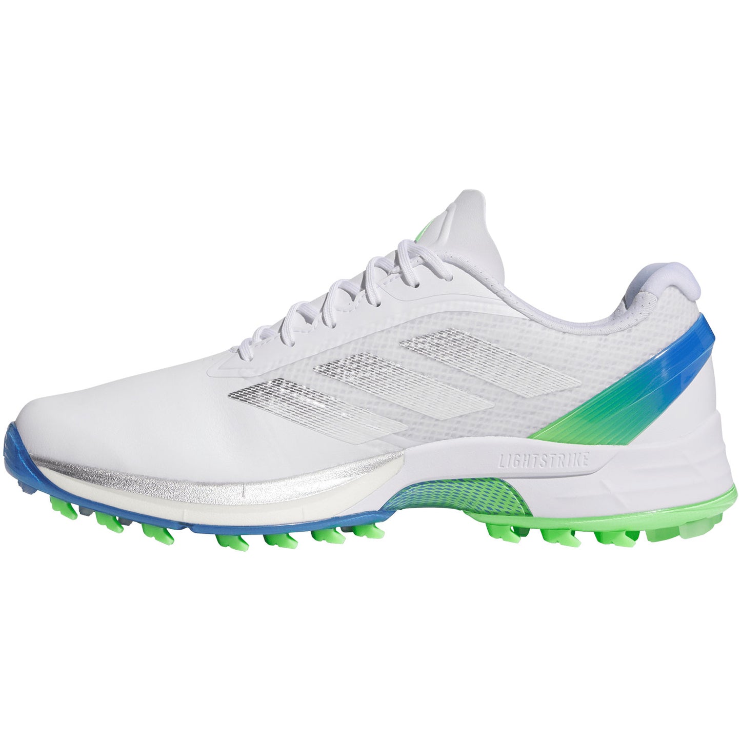 Adidas Adizero ZG Golf Shoes White/Silver/Lime Burst