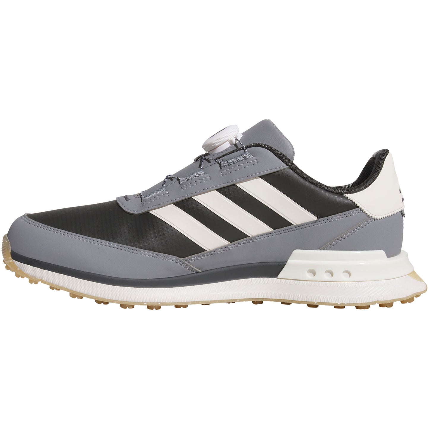 Adidas S2G SL BOA 25 Golf Shoes Carbon/Chai White/Grey Three