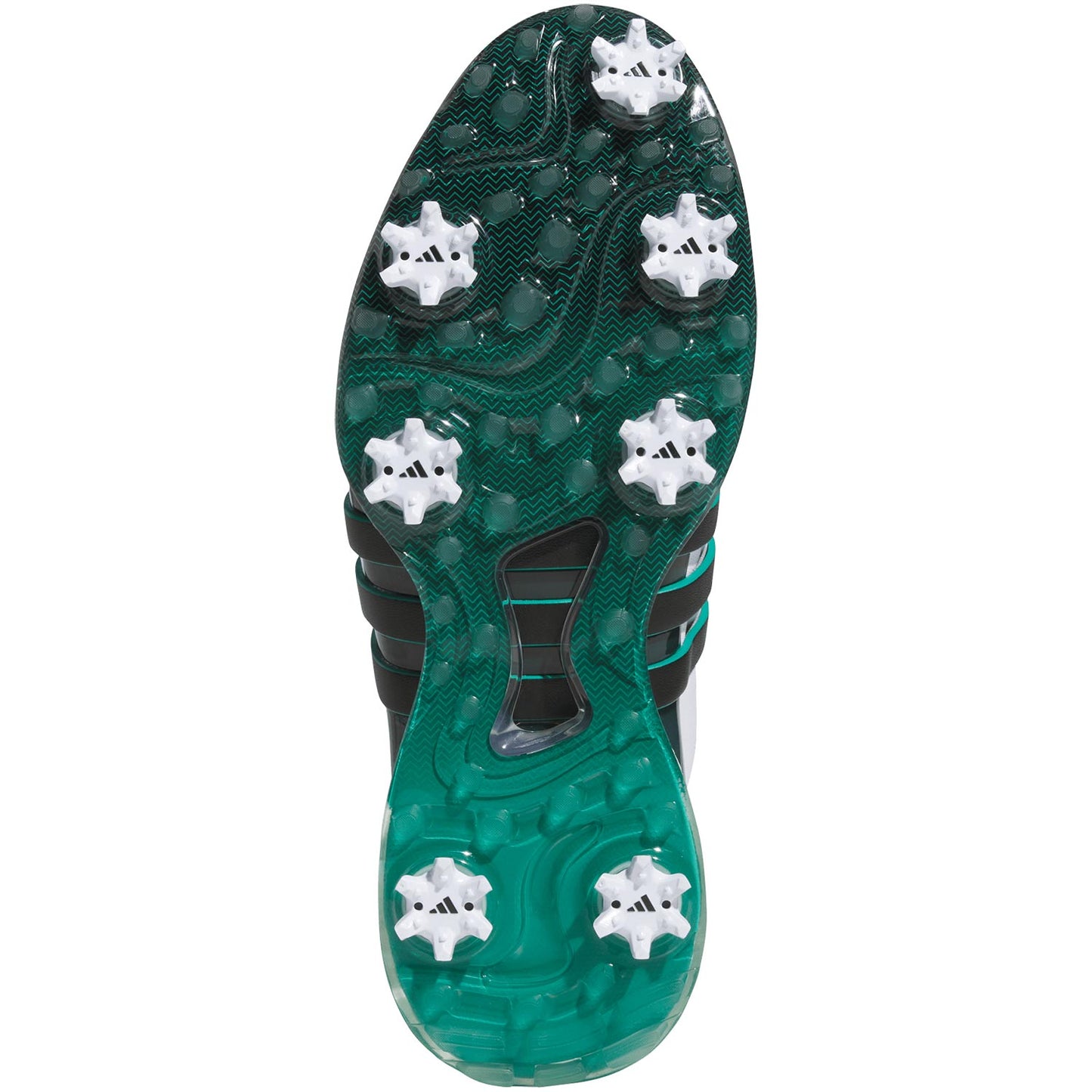 Adidas TOUR360 24 Golf Shoes White/Core Black/Aurora Ivy