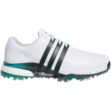 Adidas Tour360 24 Golf Shoes White/Core Black/Aurora Ivy