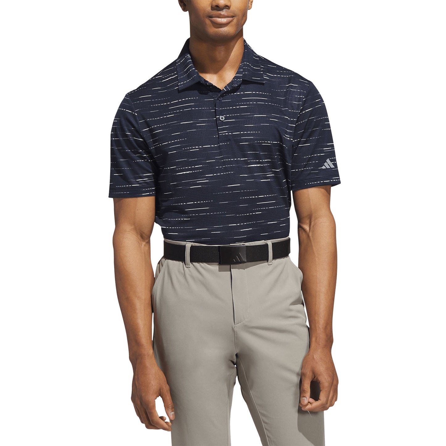 Adidas Ultimate365 Mesh Glimmer Print Golf Polo
