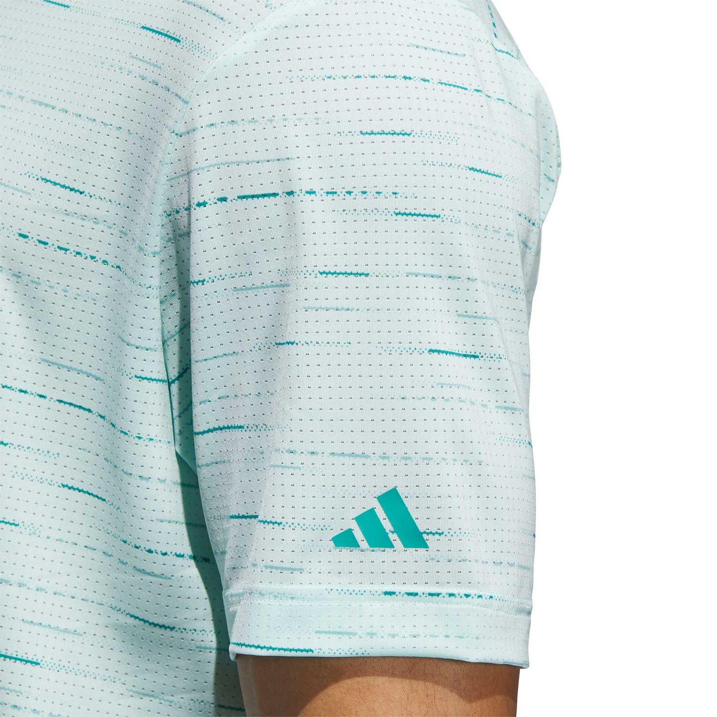 Adidas Ultimate365 Mesh Glimmer Print Golf Polo