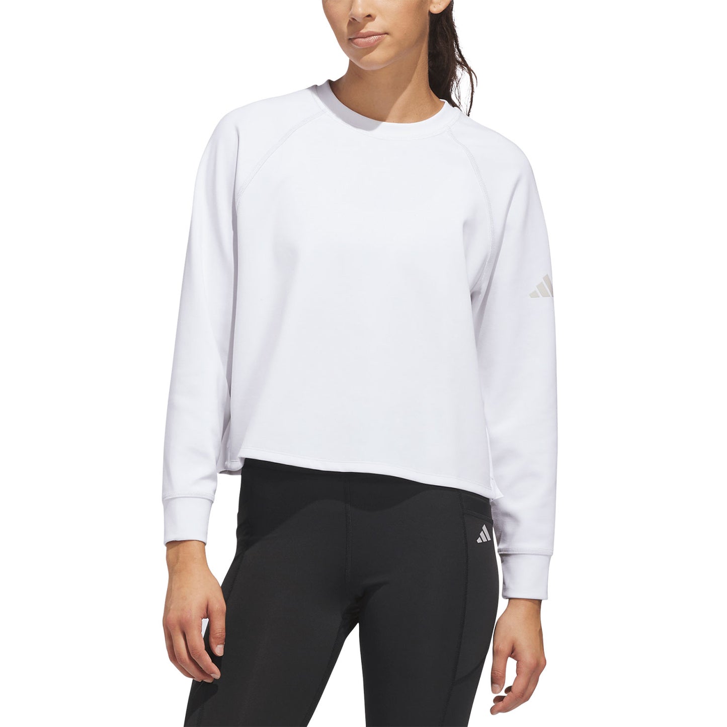 Adidas Women's Beyond the Course Side Snap Crew Layer