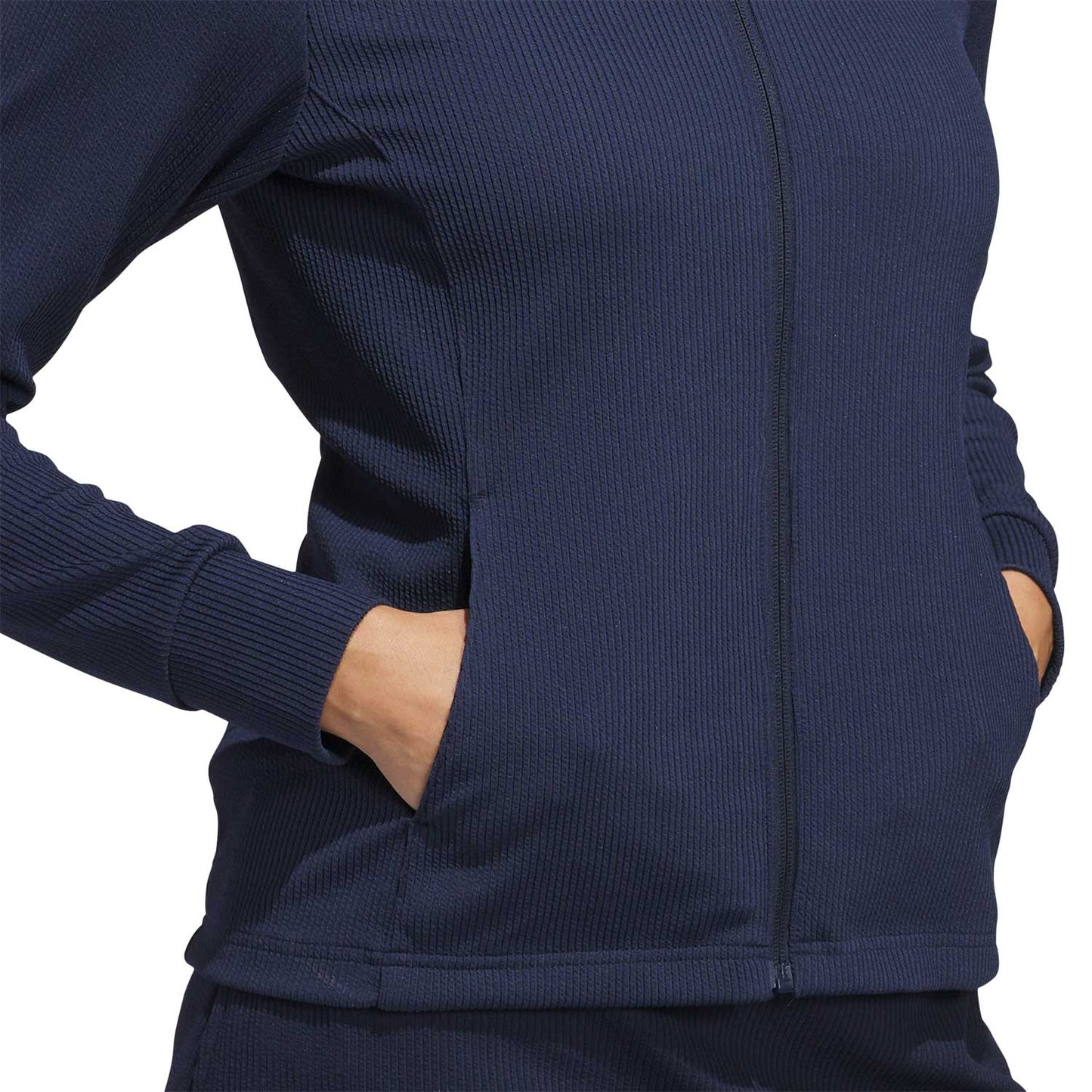 Adidas Women's Performance Texture Full Zip Golf Jacket