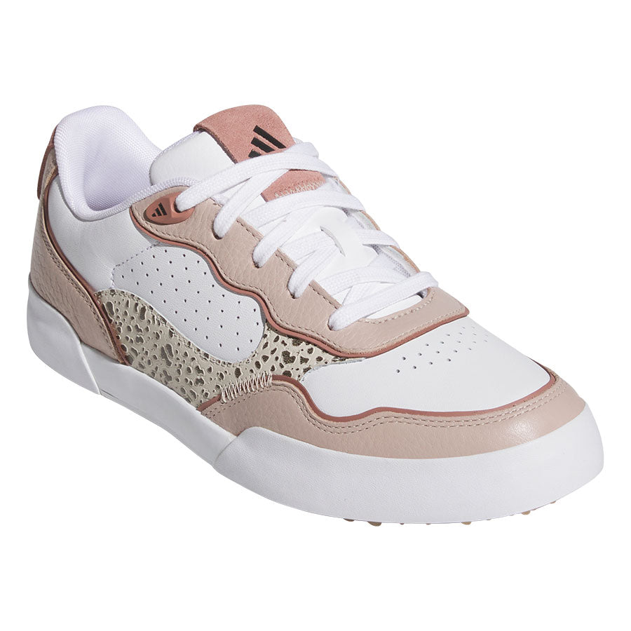 Adidas Women's Retrocross 25 Golf Shoes White/Wonder Taupe/Warm Day